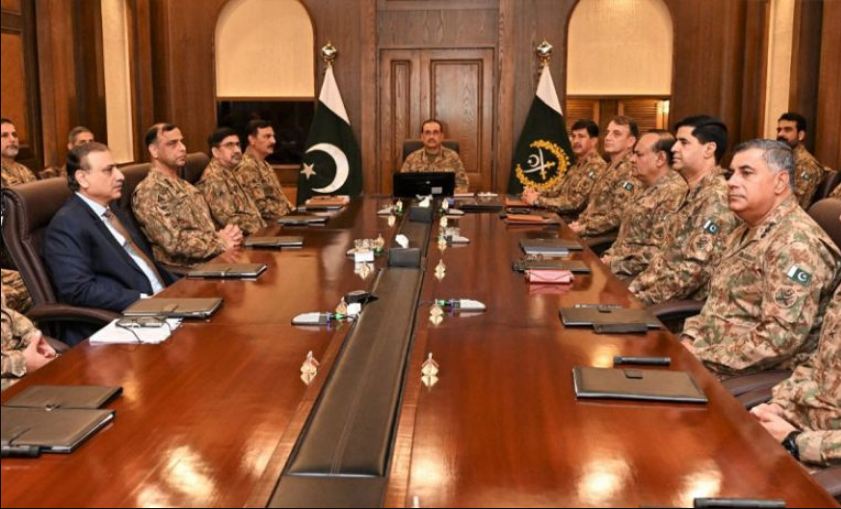 جنگ مسلط کرنے کی کوشش کا فیصلہ کن جواب دیا جائے گا، کور کمانڈرز کانفرنس