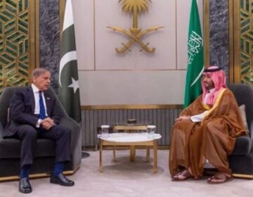 شہباز شریف ولی عہد محمد بن سلمان کی دعوت پر جدہ پہنچ گئے