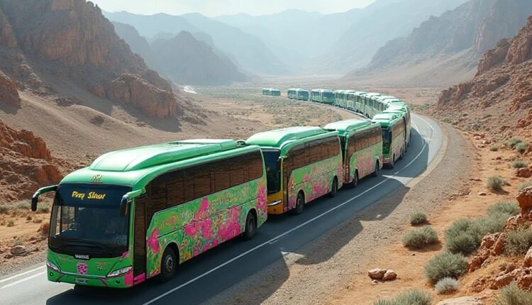 چین سے 21 گرین و پنک بسیں بلوچستان روانہ